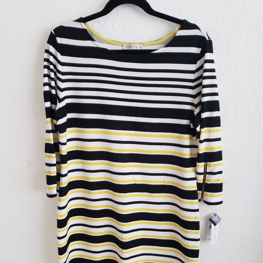 Sandra Darren Stripped Dress